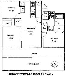 ライオンズマンション調布ヶ丘 3LDKの間取図画像