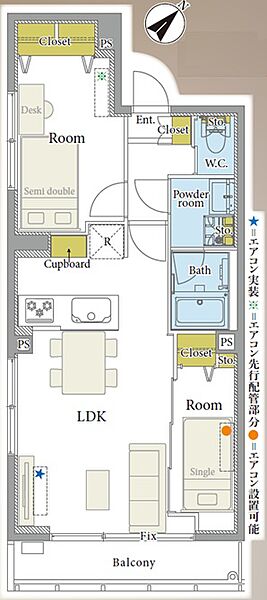 間取りを拡大表示