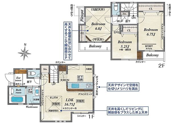 間取りを拡大表示