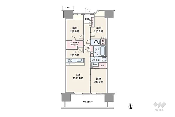 間取りを拡大表示