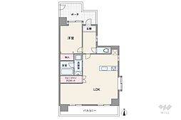 レクセルマンション北綾瀬第2 1LDKの間取図画像