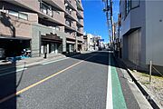 敷地南東側の前面道路