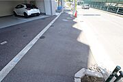 駐車場の出入り口