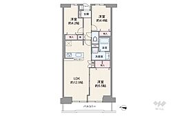 ライオンズプラザ北綾瀬 3LDKの間取図画像