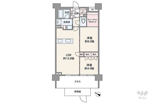 間取りを拡大表示