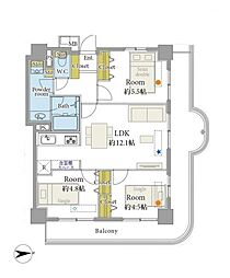 間取図画像 3LDK