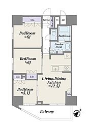 間取図画像 3LDK