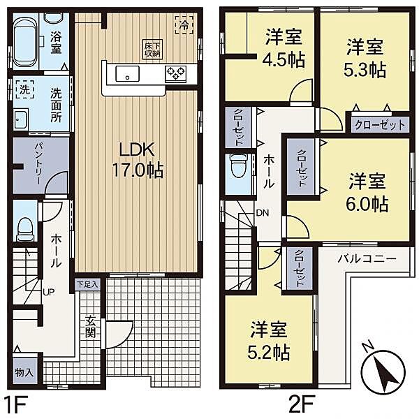 間取りを拡大表示