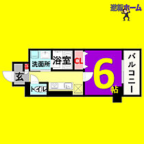 レガーロ  ｜ 愛知県名古屋市北区城見通1丁目（賃貸マンション1K・6階・24.70㎡） その2