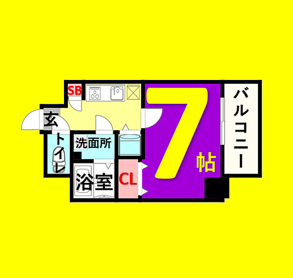 エスプレイス鶴舞ガーデンテラス ｜愛知県名古屋市昭和区鶴舞3丁目(賃貸マンション1K・2階・24.57㎡)の写真 その2