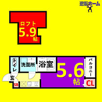 ハーモニーテラス黒門町  ｜ 愛知県名古屋市東区黒門町（賃貸アパート1K・2階・19.51㎡） その2