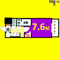 愛知県名古屋市北区上飯田通1丁目（賃貸マンション1K・6階・24.18㎡） その2