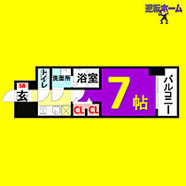 愛知県名古屋市北区上飯田通1丁目（賃貸マンション1K・5階・24.18㎡） その2