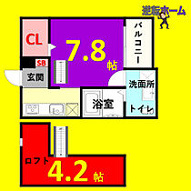 イーグル  ｜ 愛知県名古屋市千種区豊年町（賃貸アパート1R・2階・19.68㎡） その2