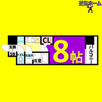 エスリード栄イーストスクエア  ｜ 愛知県名古屋市中区新栄1丁目（賃貸マンション1K・7階・25.44㎡） その2