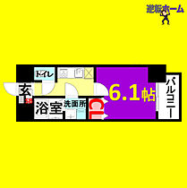 スカイホース  ｜ 愛知県名古屋市北区田幡2丁目（賃貸マンション1K・8階・24.96㎡） その2