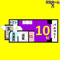 ルーエ白川公園  ｜ 愛知県名古屋市中区栄1丁目（賃貸マンション1R・10階・27.42㎡） その2