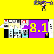 Lancia Heian 2B ｜ 愛知県名古屋市北区平安2丁目5-16（賃貸マンション1K・2階・25.67㎡） その2