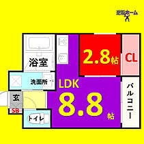 MOVE堀田SOUTH  ｜ 愛知県名古屋市瑞穂区内浜町（賃貸アパート1LDK・2階・30.14㎡） その2