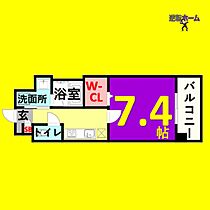 MX-IV 101 ｜ 愛知県名古屋市昭和区鶴舞2丁目（賃貸マンション1K・1階・27.28㎡） その2