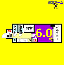 メイクス今池02  ｜ 愛知県名古屋市千種区仲田2丁目（賃貸マンション1K・5階・21.66㎡） その2