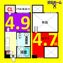 Housing　Complex　T2(ハウジン  ｜ 愛知県名古屋市中川区外新町2丁目（賃貸アパート1R・1階・19.07㎡） その2