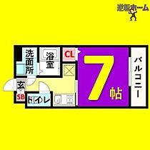 スカイコート御器所  ｜ 愛知県名古屋市昭和区御器所3丁目（賃貸マンション1K・4階・24.57㎡） その2