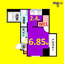 Casa Avenue Ikeshita  ｜ 愛知県名古屋市千種区池下1丁目（賃貸マンション1R・7階・26.26㎡） その2