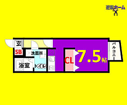 Branche千種公園  ｜ 愛知県名古屋市千種区内山2丁目（賃貸マンション1R・1階・24.94㎡） その2