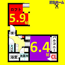 stage荒畑  ｜ 愛知県名古屋市昭和区出口町2丁目（賃貸アパート1K・2階・21.16㎡） その2