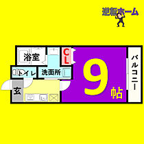 M5ELMundo(エムファイブエルムンド) 301 ｜ 愛知県名古屋市中川区八熊3丁目4-2（賃貸マンション1K・3階・27.37㎡） その2