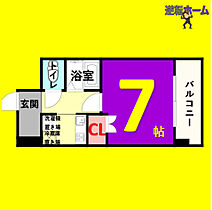 バウスクロス熱田日比野 407 ｜ 愛知県名古屋市熱田区神野町1丁目18（賃貸マンション1K・4階・22.86㎡） その2