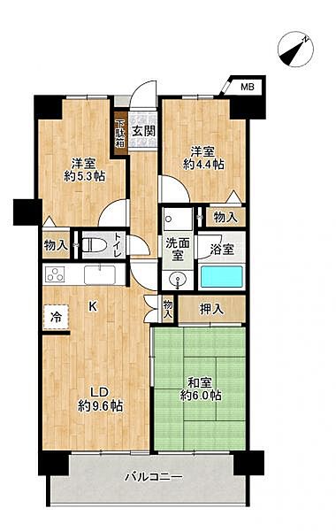 間取りを拡大表示