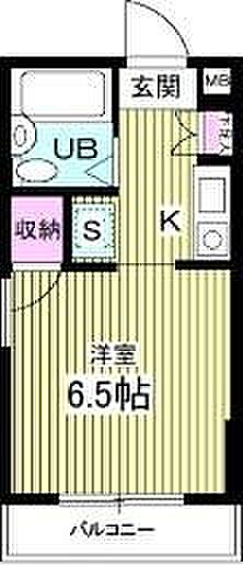 モンシャトー松戸II ｜千葉県松戸市松戸(賃貸マンション1R・4階・16.30㎡)の写真 その2