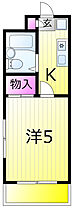 レクコーポ上本郷  ｜ 千葉県松戸市仲井町2丁目（賃貸マンション1K・1階・18.60㎡） その2