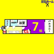 パルティール並木 301 ｜ 愛知県名古屋市中村区並木1丁目124-1（賃貸マンション1K・3階・22.62㎡） その2