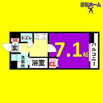 アルバ大須  ｜ 愛知県名古屋市中区松原1丁目（賃貸マンション1K・4階・24.96㎡） その2