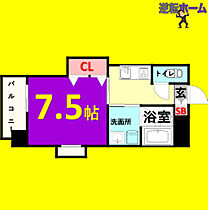 TRUSTY千代田  ｜ 愛知県名古屋市中区千代田3丁目（賃貸マンション1K・8階・26.23㎡） その2