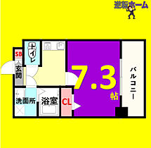 FLAT12 505 ｜ 愛知県名古屋市中村区羽衣町12（賃貸マンション1K・5階・24.78㎡） その2