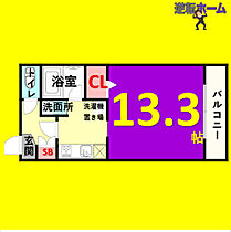 Sun State上飯田 605 ｜ 愛知県名古屋市北区御成通3丁目10（賃貸マンション1R・6階・30.60㎡） その2