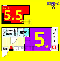 グランシエロ名古屋黄金  ｜ 愛知県名古屋市中村区北畑町3丁目（賃貸アパート1K・1階・18.19㎡） その2