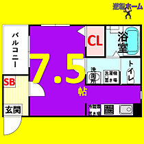 ハーモニーテラス上飯田通I 301 ｜ 愛知県名古屋市北区上飯田通2丁目28-2（賃貸アパート1R・3階・20.14㎡） その2