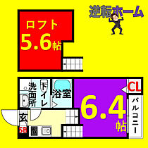 アーバンレガロIII  ｜ 愛知県名古屋市中村区名楽町1丁目（賃貸アパート1K・1階・20.37㎡） その2