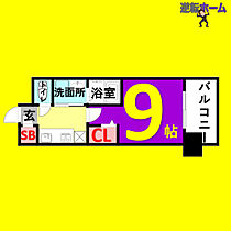 パルティール浅間町  ｜ 愛知県名古屋市西区新道1丁目（賃貸マンション1K・8階・25.38㎡） その2