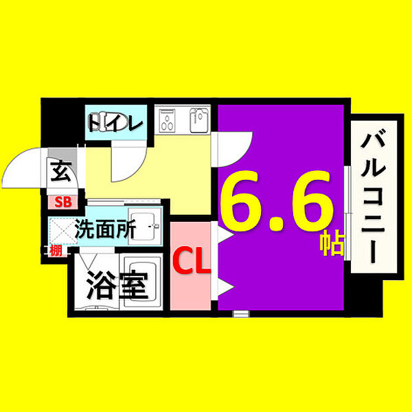 ルヴェール丸の内 ｜愛知県名古屋市中区丸の内2丁目(賃貸マンション1K・2階・24.94㎡)の写真 その2