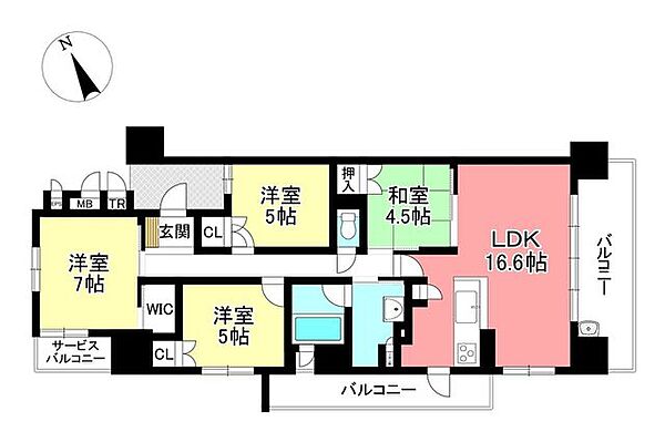 間取りを拡大表示