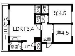 札幌西月寒団地4号棟