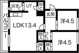 札幌西月寒団地1号棟
