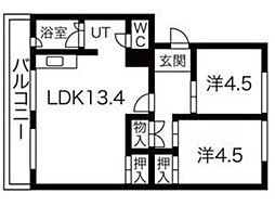 札幌西月寒団地6号棟
