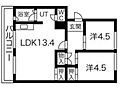 札幌西月寒団地62階5.7万円
